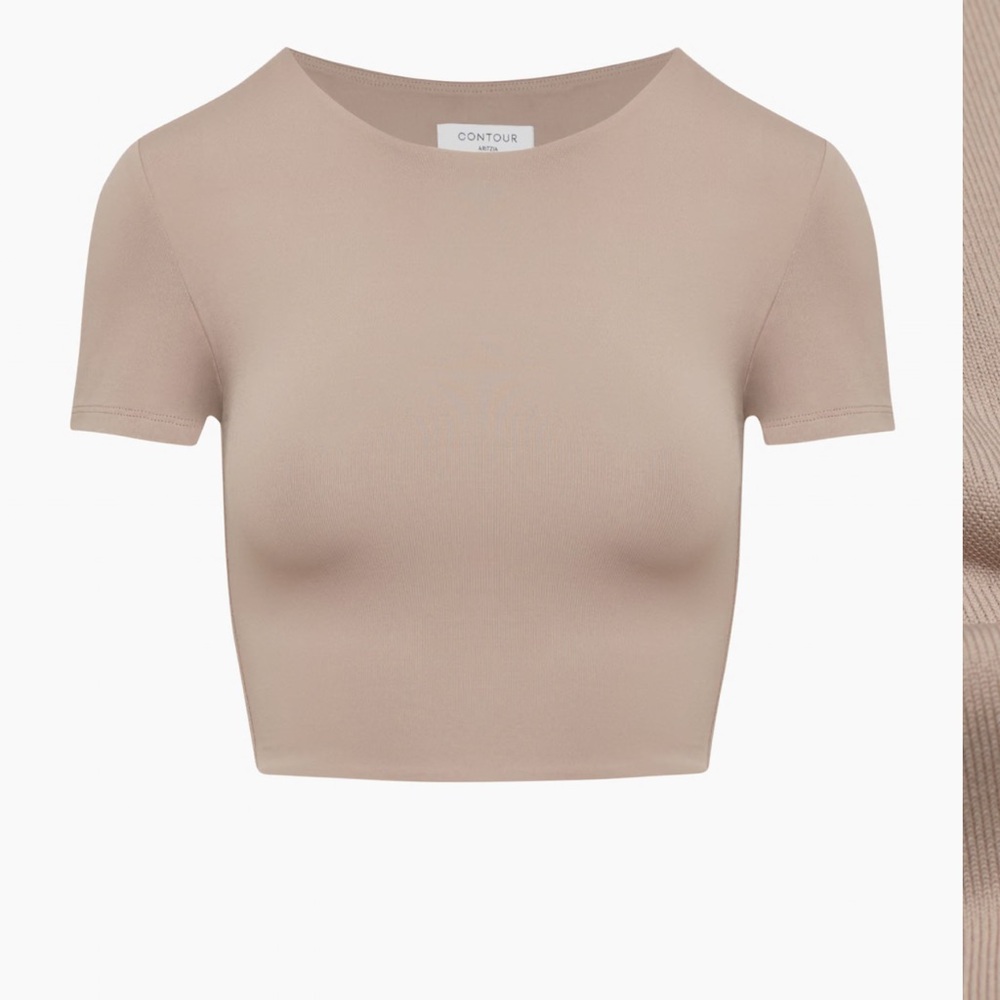 ARITZIA Babaton contour crew neck crop tee size Small